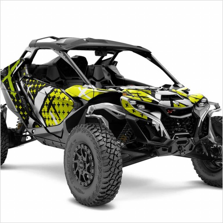 X-Design Neon Yellow M Version for Can-Am Maverick R 2 Doors